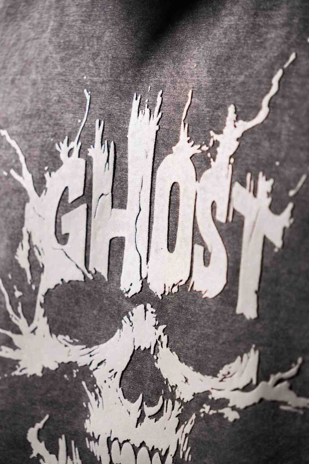 OKDADDY GHOST RFD Washed Pure Cotton Gym Sando – Acid Black